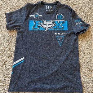 Fox Racing Men’s short sleeve, large, gray